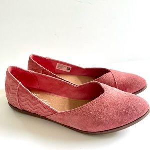Toms Jutti Neat Flat Desert Rose size 7.5
